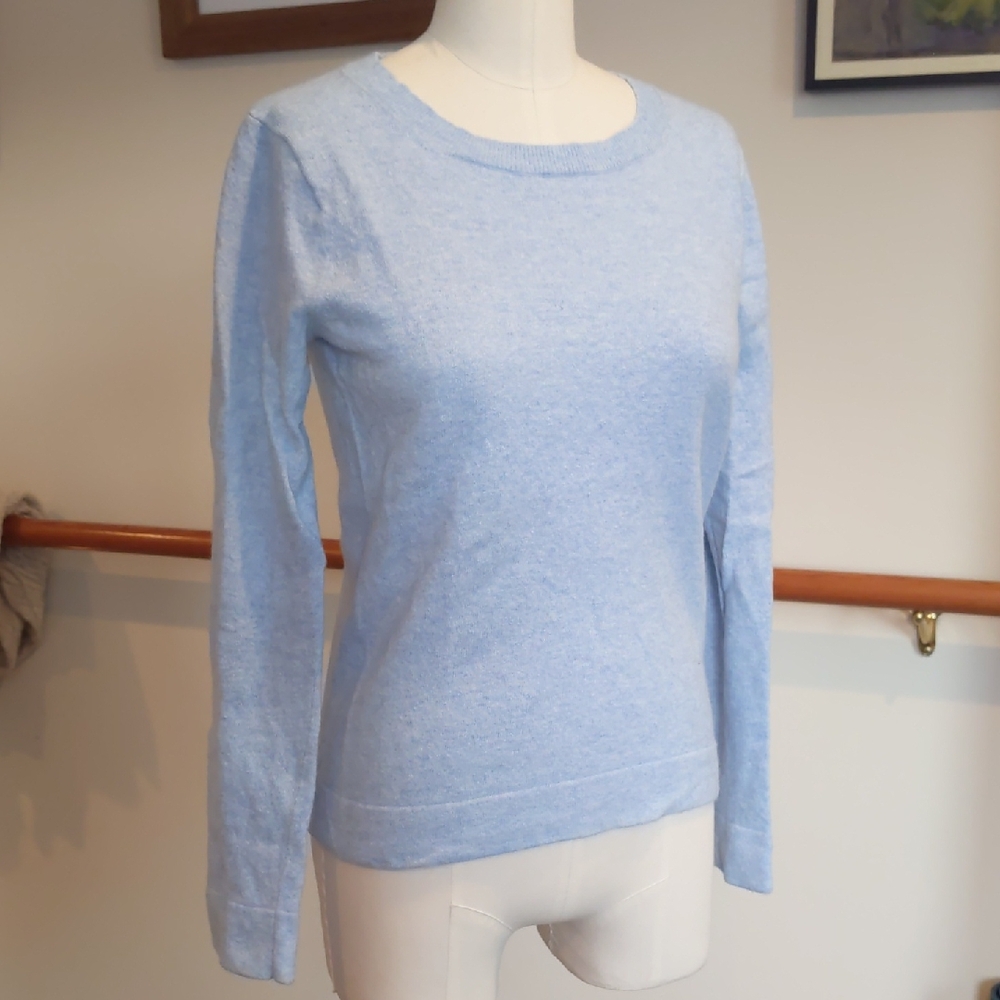 J. Crew Factory Cotton And Wool Blend Sweater